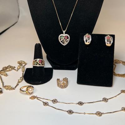 14K & 925 Jewelry Sets & More (B4-RG)