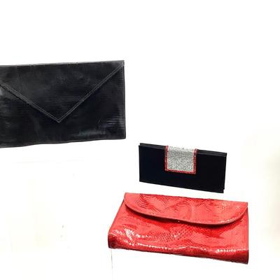 408 Jim Thompson, Jacaranda, Saks Fifth Avenue Clutch / Evening Bags