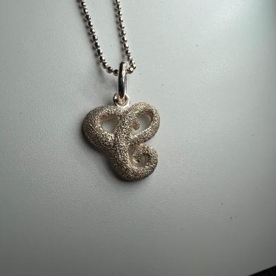 Letter "C" Necklaces, Earrings, Brooches Inc. 925 (B4-RG)