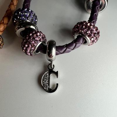 Letter "C" Necklaces, Earrings, Brooches Inc. 925 (B4-RG)