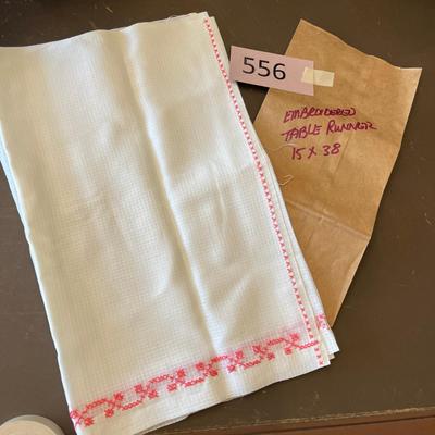 Embroidered Table Runner