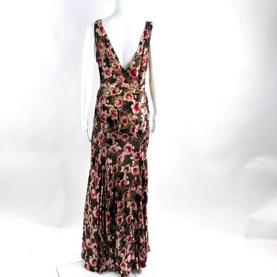 Lot 598 Vintage Sleeveless Dress with Matching Cape& Belt