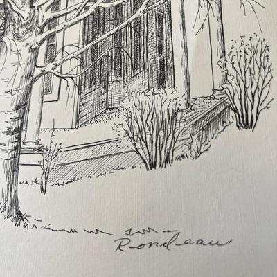 Vintage house prints