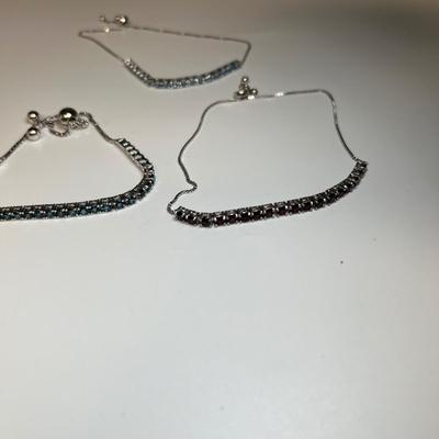 Black Spinel, Garnet, & More 925 Bracelets Plus Rings (B4-RG)