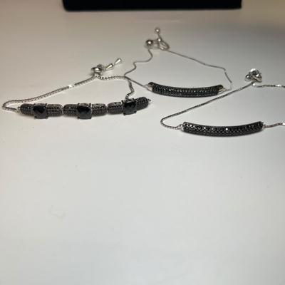 Black Spinel, Garnet, & More 925 Bracelets Plus Rings (B4-RG)