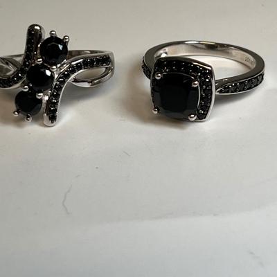 Black Spinel, Garnet, & More 925 Bracelets Plus Rings (B4-RG)