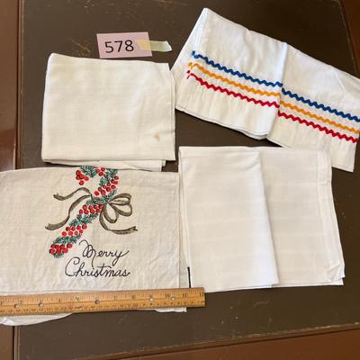 More vintage tea towels