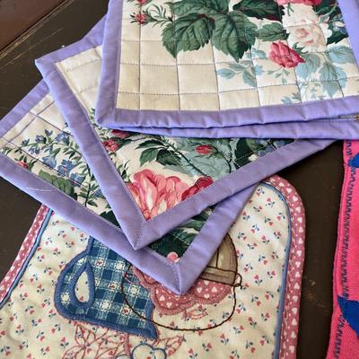 Vintage hot pads