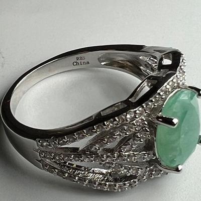 Emeralds & Sapphires on 925 (B4-RG)