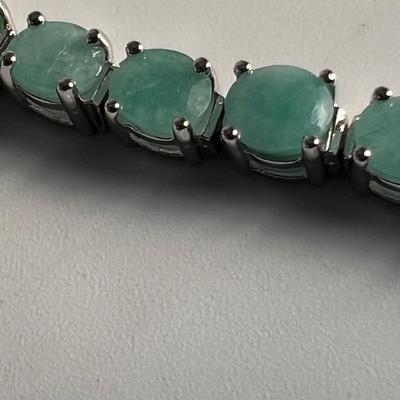 Emeralds & Sapphires on 925 (B4-RG)