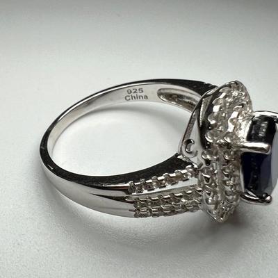 Emeralds & Sapphires on 925 (B4-RG)