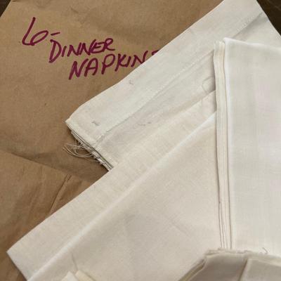 Lot of linen napkins