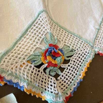 Pillow case crochet ends only