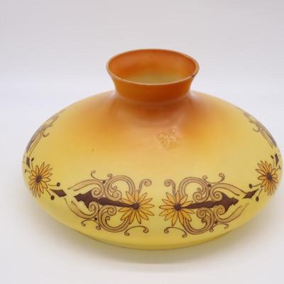 Antique Tam O Shanter Kerosene Lamp Shade Attributed to Handel