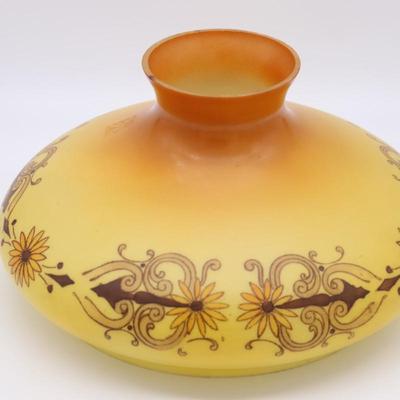 Antique Tam O Shanter Kerosene Lamp Shade Attributed to Handel
