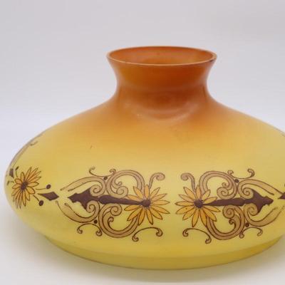 Antique Tam O Shanter Kerosene Lamp Shade Attributed to Handel