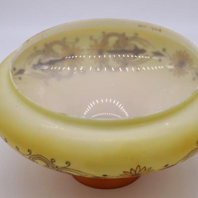 Antique Tam O Shanter Kerosene Lamp Shade Attributed to Handel