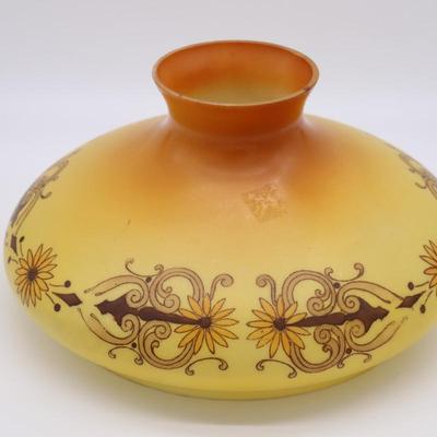 Antique Tam O Shanter Kerosene Lamp Shade Attributed to Handel