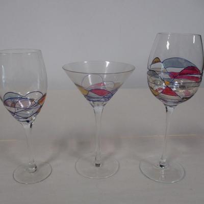 13 - Mosaic Stained Handblown Glasses From Russia