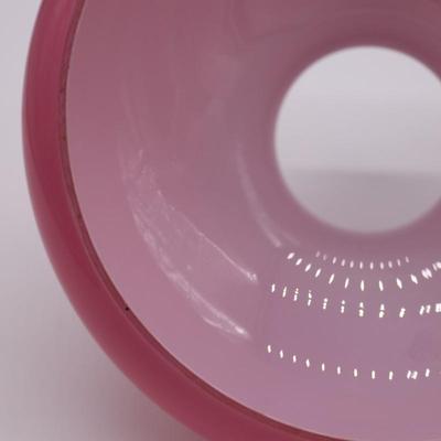 Pair of Pink Cased Tam O Shanter Glass Kerosene Lamp Shades