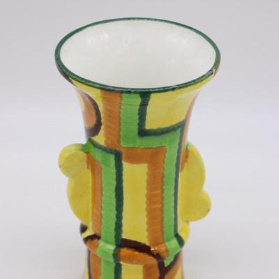 Rare Modernist Eva Zeisel Schramberg Multicolor Vase