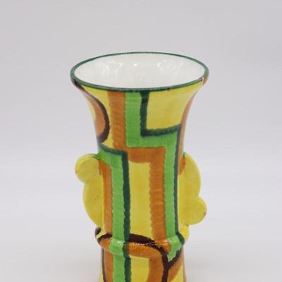 Rare Modernist Eva Zeisel Schramberg Multicolor Vase
