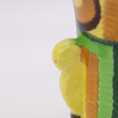 Rare Modernist Eva Zeisel Schramberg Multicolor Vase