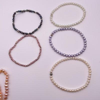 Freshwater Pearl w/ 14K, Earrings, Bracelets & Rings (B4-SS)