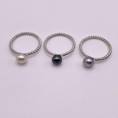 Freshwater Pearl w/ 14K, Earrings, Bracelets & Rings (B4-SS)