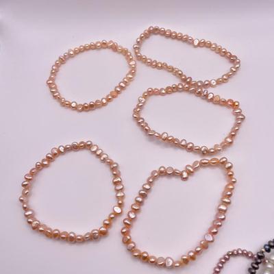 Freshwater Pearl w/ 14K, Earrings, Bracelets & Rings (B4-SS)