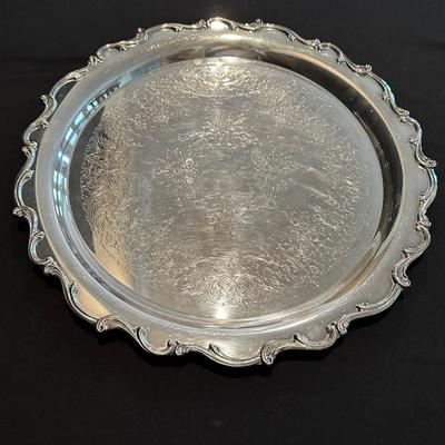 Wilcox International Silver Co. Serving Trays (LR-KL)