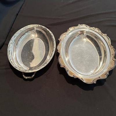 Wilcox International Silver Co. Serving Trays (LR-KL)