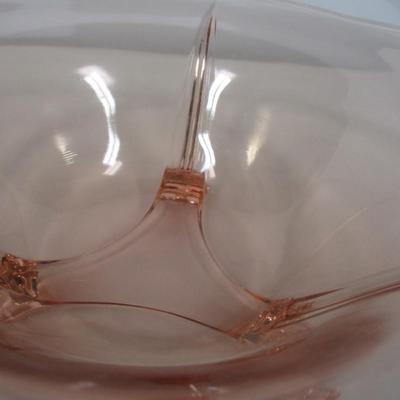 Vintage Fostoria Fairfax Pink Depression Glass Footed