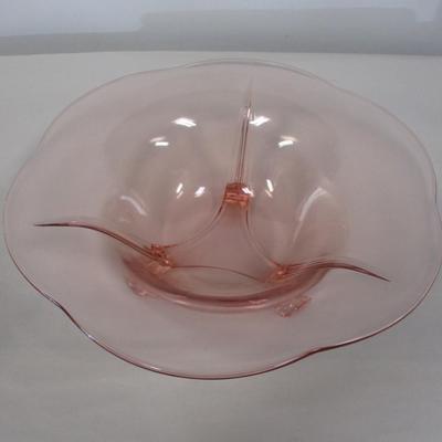 Vintage Fostoria Fairfax Pink Depression Glass Footed