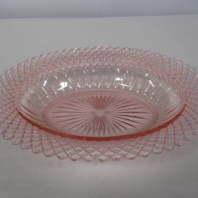 Anchor Hocking Pink Oval Dish