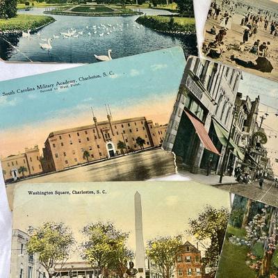 Charleston SC post Cards
