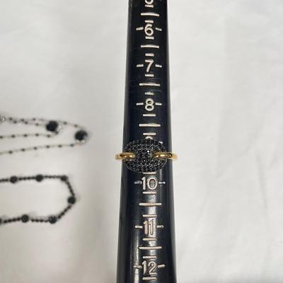 Collection of Black Spinel w/ 925 (B4-SS)