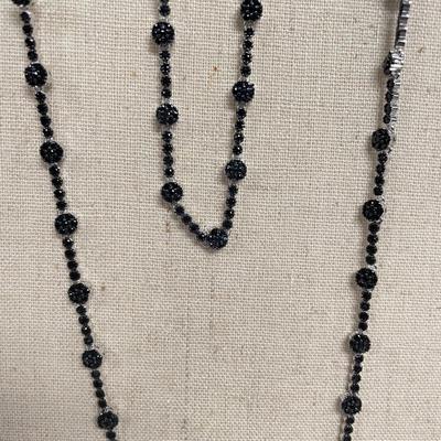 Collection of Black Spinel w/ 925 (B4-SS)