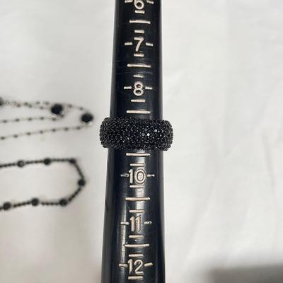 Collection of Black Spinel w/ 925 (B4-SS)