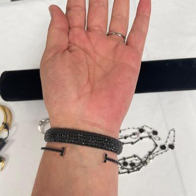 Collection of Black Spinel w/ 925 (B4-SS)