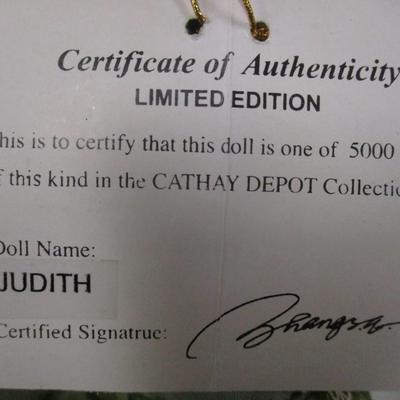 Cathay Depot Collection Limited Edition Porcelain Doll Judith