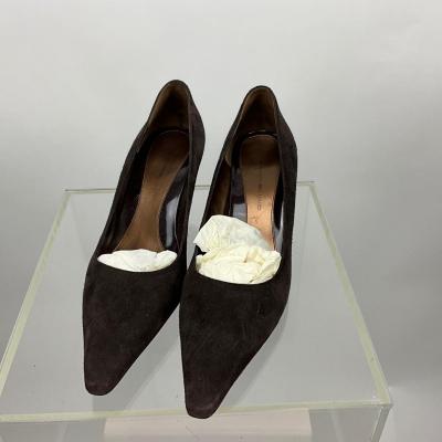 Lot 471 Bandolino - Dark Brown Suede Heels ( Size 9 )