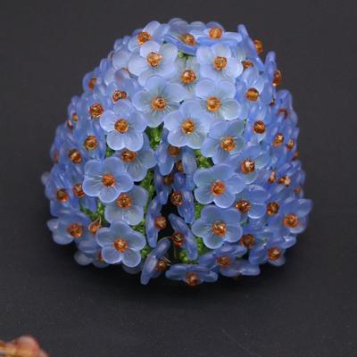Lot of 5 Czechoslovakian Antique Flower Beaded Bulb Cover Lamp Shades