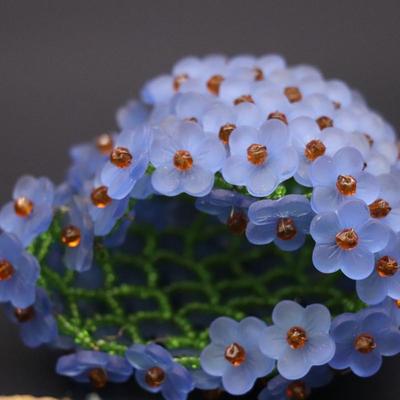 Lot of 5 Czechoslovakian Antique Flower Beaded Bulb Cover Lamp Shades