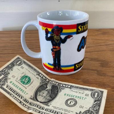 "Lucky or what!" vintage vegas mug