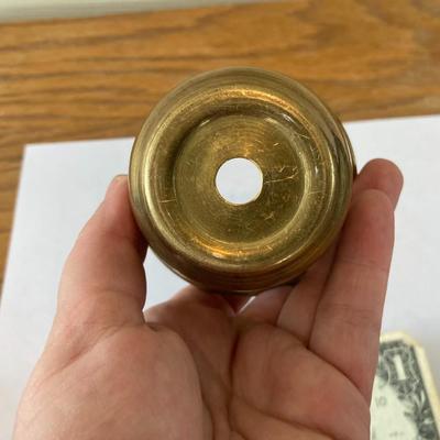 Adorable Tiny Brass Planter 