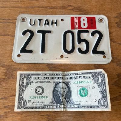 Motorcycle license Plate