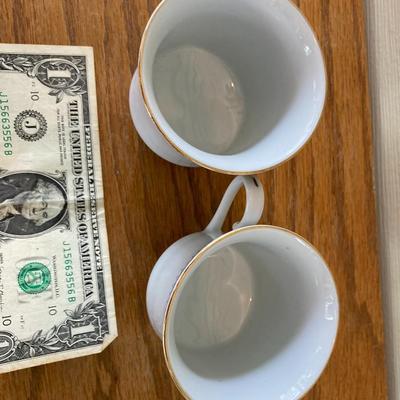 Two Reminton Fine China Matching Tea Cups