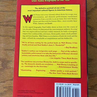 Walt Disney: The Triumph of the American Imagination Paperback, Illustrated 2007