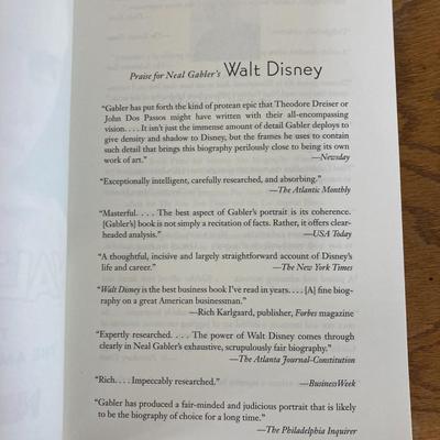 Walt Disney: The Triumph of the American Imagination Paperback, Illustrated 2007
